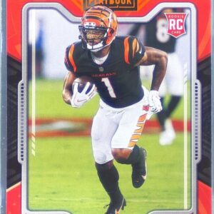 2021 Playbook Ja'Marr Chase Orange RC #105 Bengals