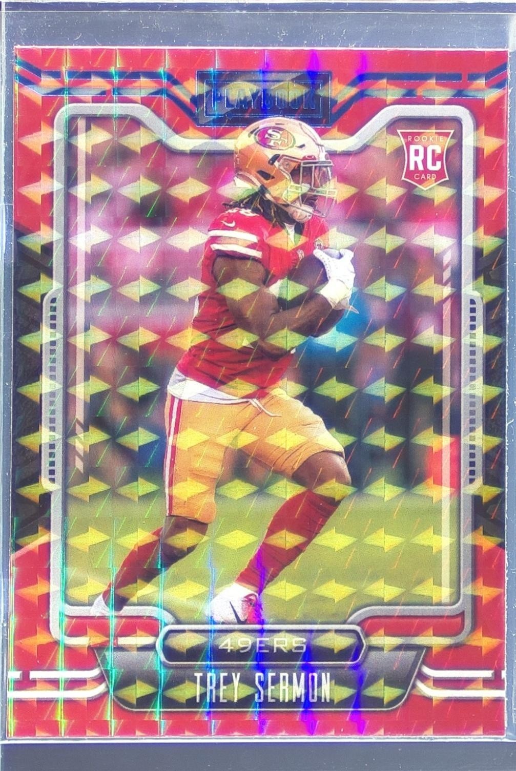 2021 Playbook Trey Sermon Mosaic #126 49ers