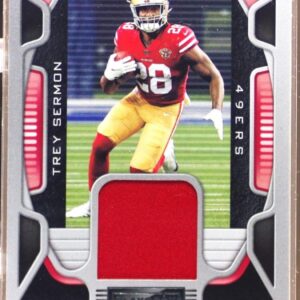 2021 Playbook Trey Sermon RC JSY #GG-TSE 49ers Gridiron Gear