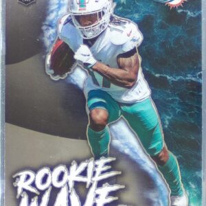 2021 Playoff Jaylen Waddle RC #RW-JWA Dolphins Rookie Wave