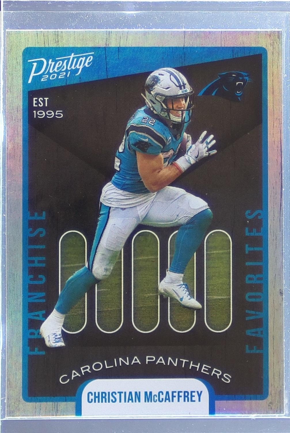 2021 Prestige Christian McCaffrey #FF-11 Panthers Franchise Favorites