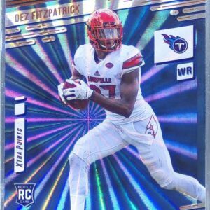 2021 Prestige Dez Fitzpatrick Xtra Points Sunburst RC #276 Titans