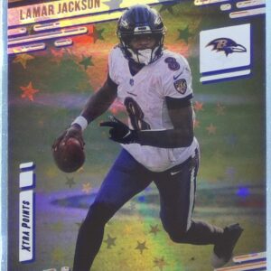 2021 Prestige Lamar Jackson Xtra Points Astral #22 Ravens