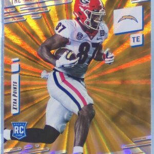 2021 Prestige Tre' McKitty Xtra Points Sunburst RC #274 Chargers