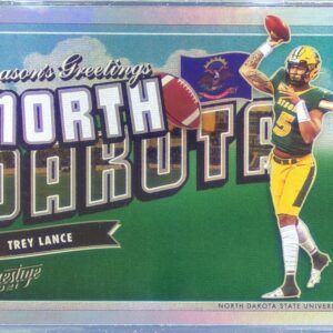 2021 Prestige Trey Lance #SG-3 Bison Seasons Greetings