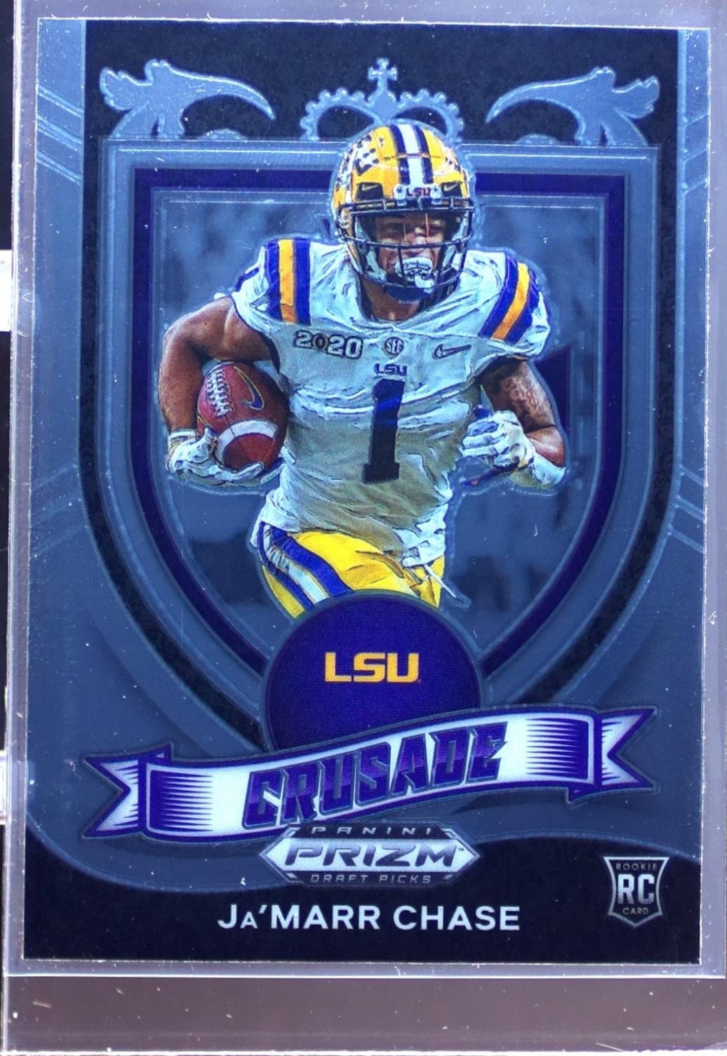 2021 Prizm Draft Picks Ja'Marr Chase RC #162 Tigers