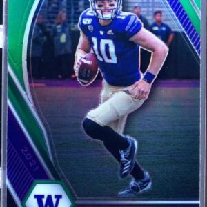 2021 Prizm Draft Picks Jacob Eason  Green #34 Huskies