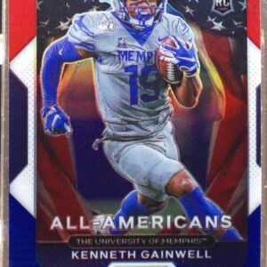 2021 Prizm Draft Picks Kenneth Gainwell RC Red White and Blue #194 Tigers