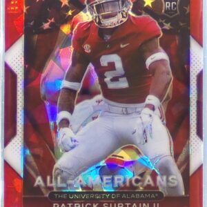 2021 Prizm Draft Picks Patrick Surtain II  Red Ice RC #199 Tide