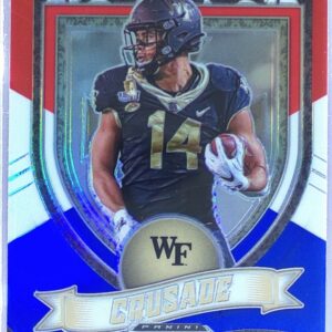 2021 Prizm Draft Picks Sage Surratt Red White and Blue RC #177 Deacons