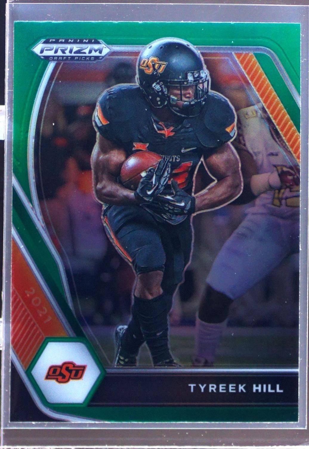 2021 Prizm Draft Picks Tyreek Hill Green #59 Cowboys
