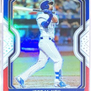 2021 Prizm Jeff McNeil Red/White/Blue Prizm #119 Mets
