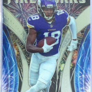 2021 Prizm Justin Jefferson #F-9 Vikings Fireworks