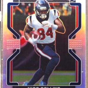 2021 Prizm Nico Collins RC #V-360 Texans Rookie Variations Prizm Silver