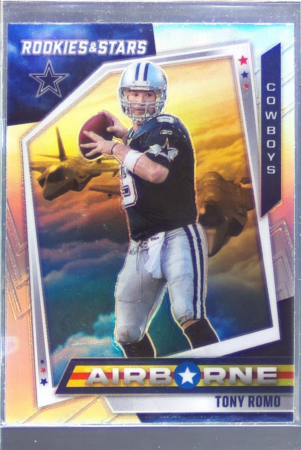 2021 Rookies & Stars Tony Romo #AB-30 Cowboys Airborne Silver