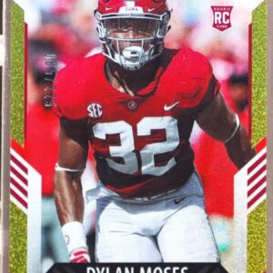 2021 Score Dylan Moses RC Dots Gold /225 #352 Tide