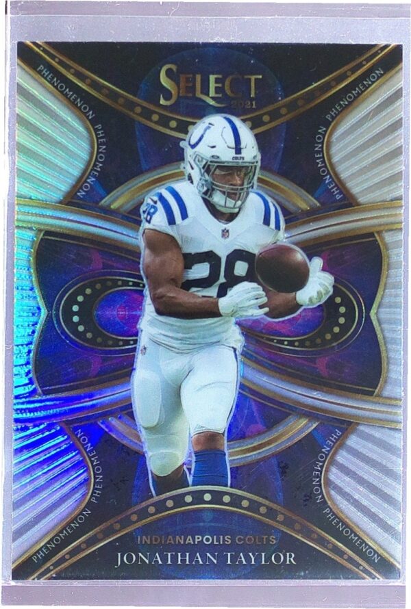 2021 Select Jonathan Taylor #PHE-12 Colts Phenomenon silver