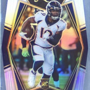 2021 Select Seth Williams Silver Prizm Die Cut RC #198 Broncos