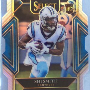 2021 Select Shi Smith Silver Prizm Die Cut RC #296 Panthers
