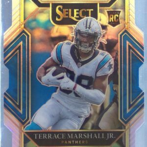 2021 Select Terrace Marshall Jr. Silver Prizm Die Cut RC #262 Panthers