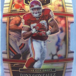 2021 Select Tony Gonzalez Silver Prizm Die Cut #38 Chiefs