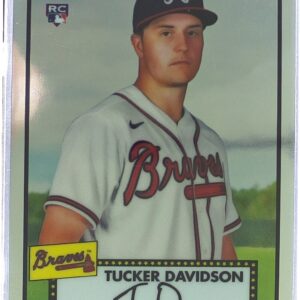 2021 Topps Chrome Platinum Anniversary Tucker Davidson RC #25 Braves