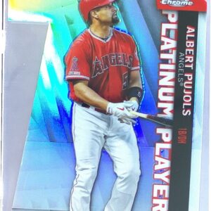 2021 Topps Chrome Update Albert Pujols #CPDC-25 Angels Platinum Players Die Cuts