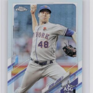 2021 Topps Chrome Update Jacob deGrom #ASG-10 Mets 2021 All Star Game