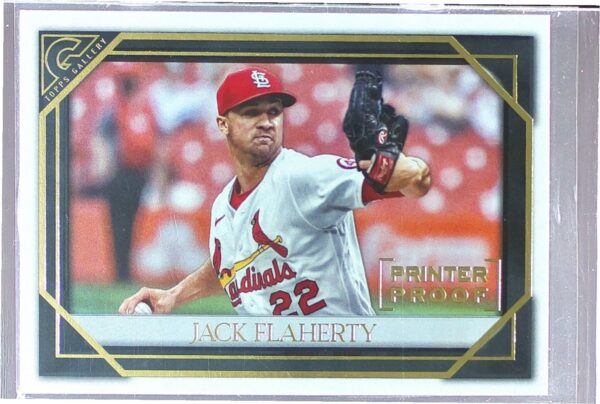 2021 Topps Gallery Jack Flaherty Printer Proof #106 Cardinals