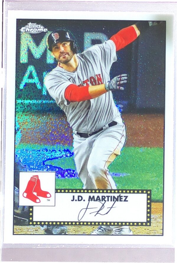 2021 Topps J.D. Martinez #TC52-12 Sox 1952 Topps Redux Chrome