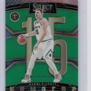 2022-23 Select Nikola Jokic #11 Nuggets Select Numbers Green Prizms