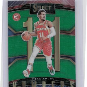 2022-23 Select Trae Young #12 Hawks Select Numbers Green