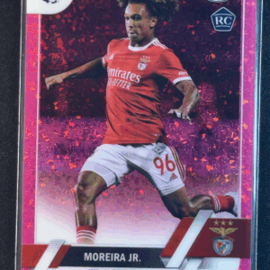 2022-23 Topps Chrome Moreira Jr. Pink Speckle Refractor /175 Rookie RC SL Benfi