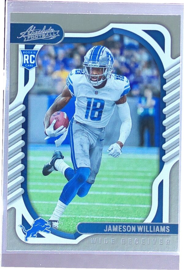 2022 Absolute Jameson Williams Retail RC #108 Lions