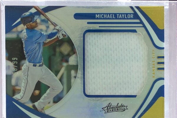 2022 Absolute Michael Taylor /99 JSY #P-MT Royals Patches