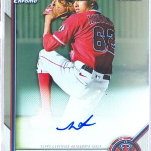 2022 Bowman Alejandro Hidalgo Auto #CPA-AH Angels Chrome Prospects Autographs