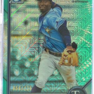 2022 Bowman Alejandro Pie /225 #BCP-99 Rays Chrome Prospects Mojo Aqua Refractor