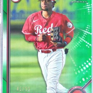 2022 Bowman Allan Cerda /99 #BP-142 Reds Prospects Green Pattern
