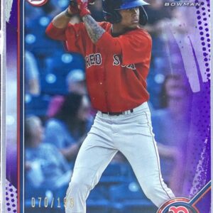 2022 Bowman Ceddanne Rafaela /199 #BP-61 Sox Prospects Purple Pattern