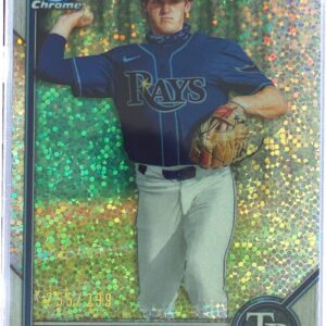 2022 Bowman Cooper Kinney /299 #BCP-54 Rays Chrome Prospects Speckle Refractor