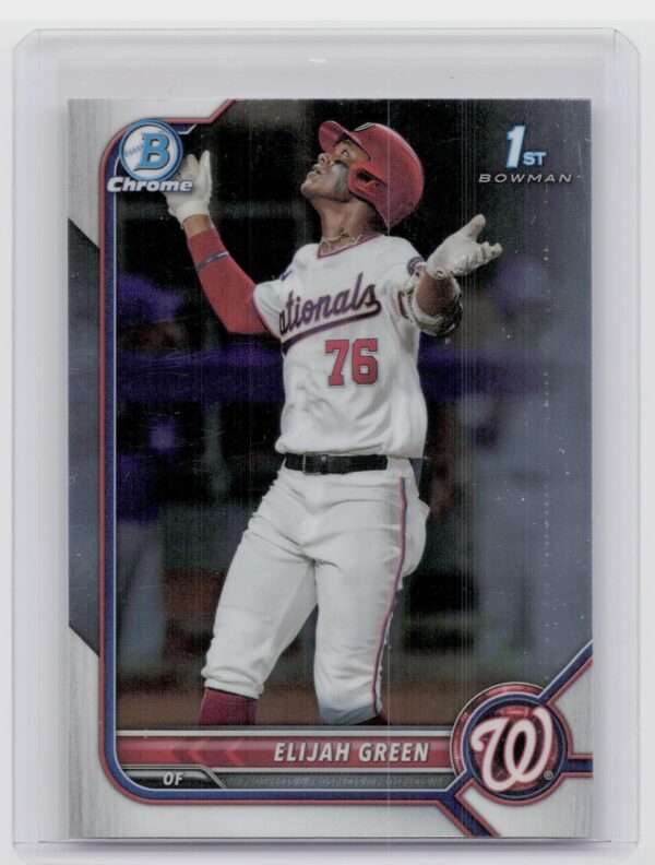 2022 Bowman Draft 1st Edition Elijah Green #BD-23 Nationals