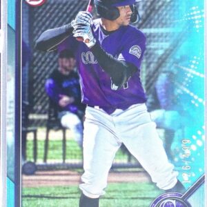 2022 Bowman Draft Warming Bernabel Sky Blue /499 #BD-179 Rockies