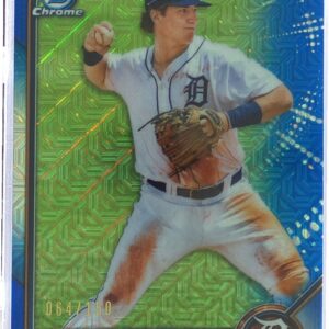 2022 Bowman Izaac Pacheco /150 #BCP-106 Chrome Prospects Mojo Blue Refractor