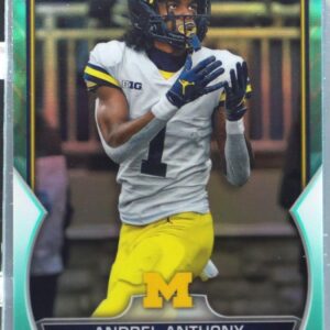 2022 Bowman University Chrome Andrel Anthony Aqua Wave Refractor /299 #63