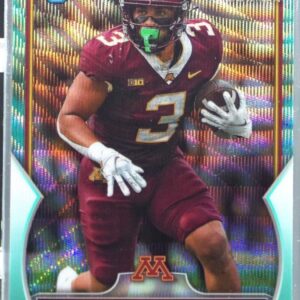 2022 Bowman University Chrome Treyson Potts Aqua Wave Refractor /299 #97 Gophers