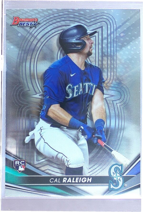2022 Bowman's Best Cal Raleigh RC #6 Mariners