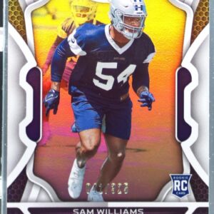 2022 Certified Sam Williams RC Mirror /325 #172 Cowboys