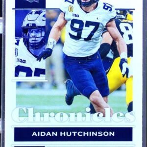 2022 Chronicles Draft Aidan Hutchinson #1 Wolverines