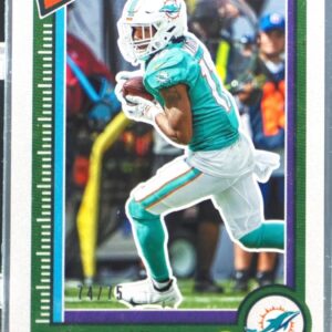 2022 Classics Jaylen Waddle Blue Back /75 #63 Dolphins