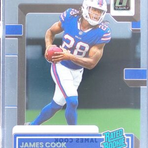 2022 Clearly Donruss James Cook RC #65 Bills